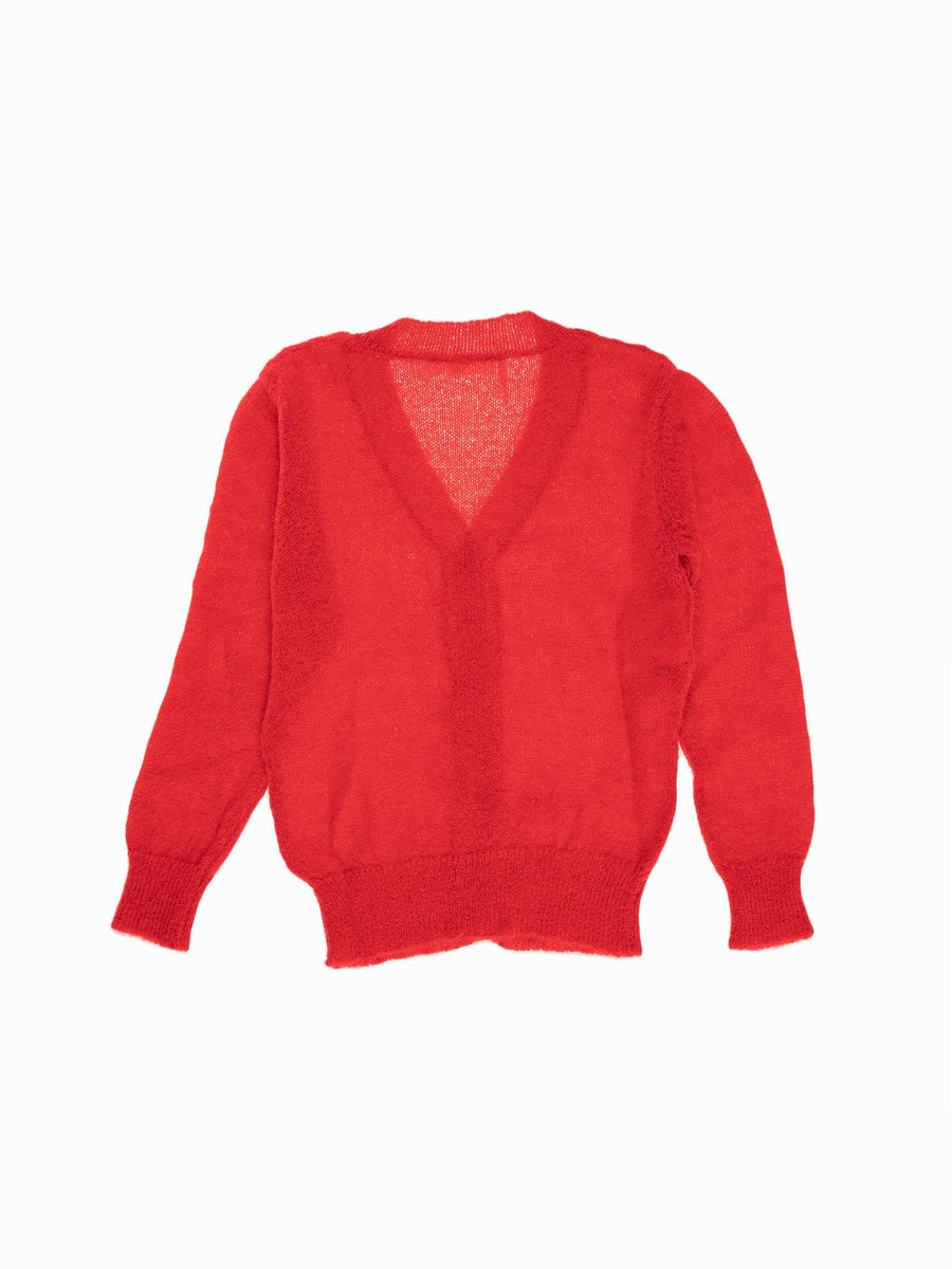 Cardigan rosso in misto lana Vicolo W0302 ROSS Vicolo 