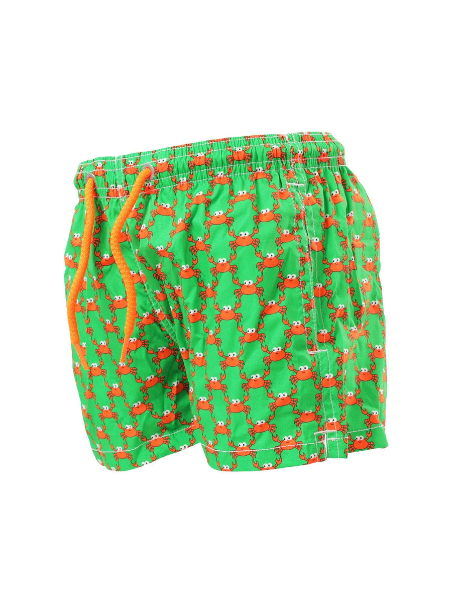 Costume shorts verde Happy Crab COM0010 05892D MC2 SAINT BARTH 