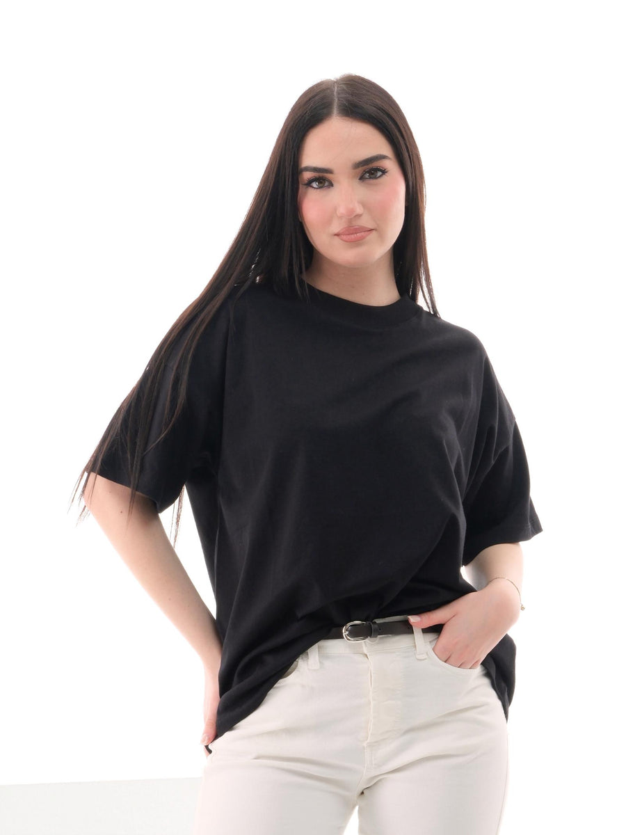 T-Shirt oversize Vicolo nera UD0059 NE Vicolo 