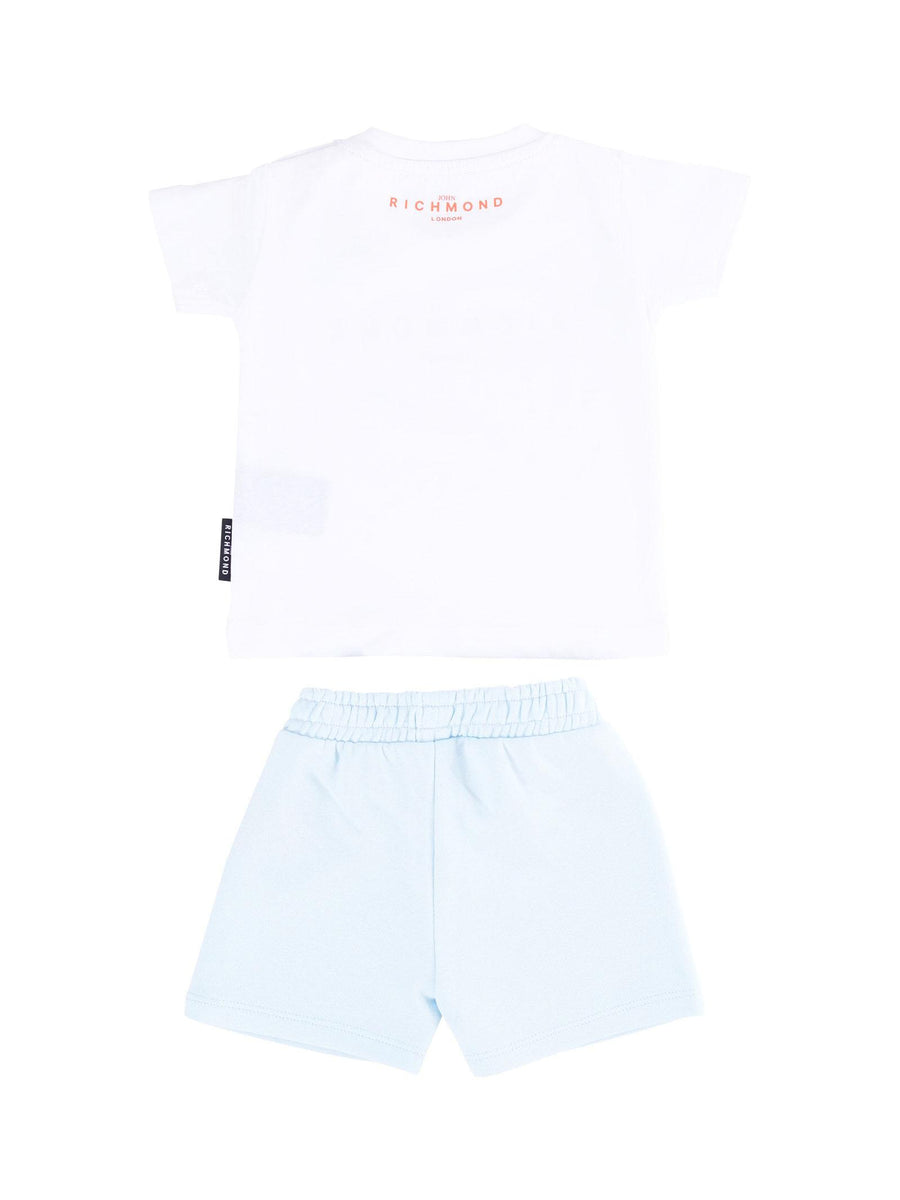 Completo John Richmond bianco e azzurro RIP25018CF WHT/ICE John Richmond 