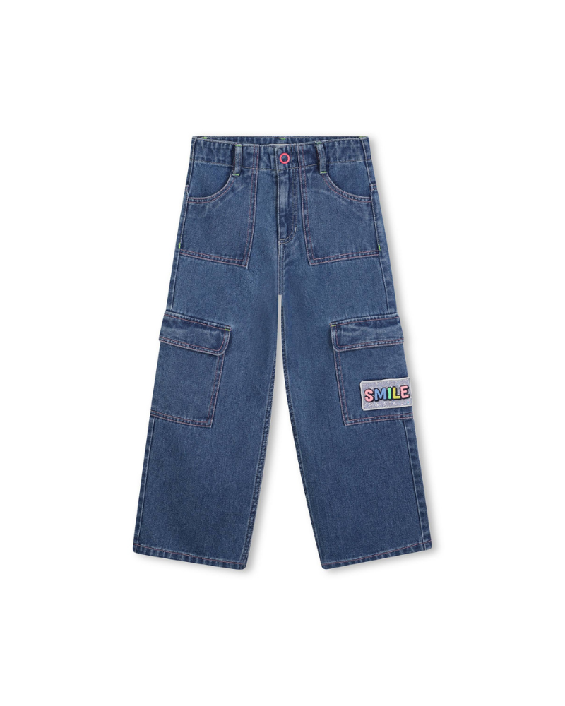 Jeans cargo Billie Blush blu U21329 Z18 Billie Blush 