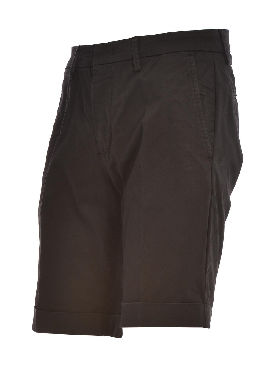 Bermuda nero slim ANTIGUA8135 NE RAYURES NOIR 