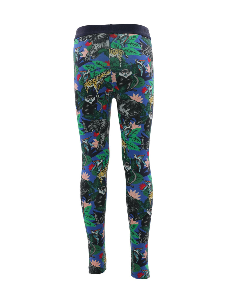 Leggings stampa jungla K14207 829 Kenzo 