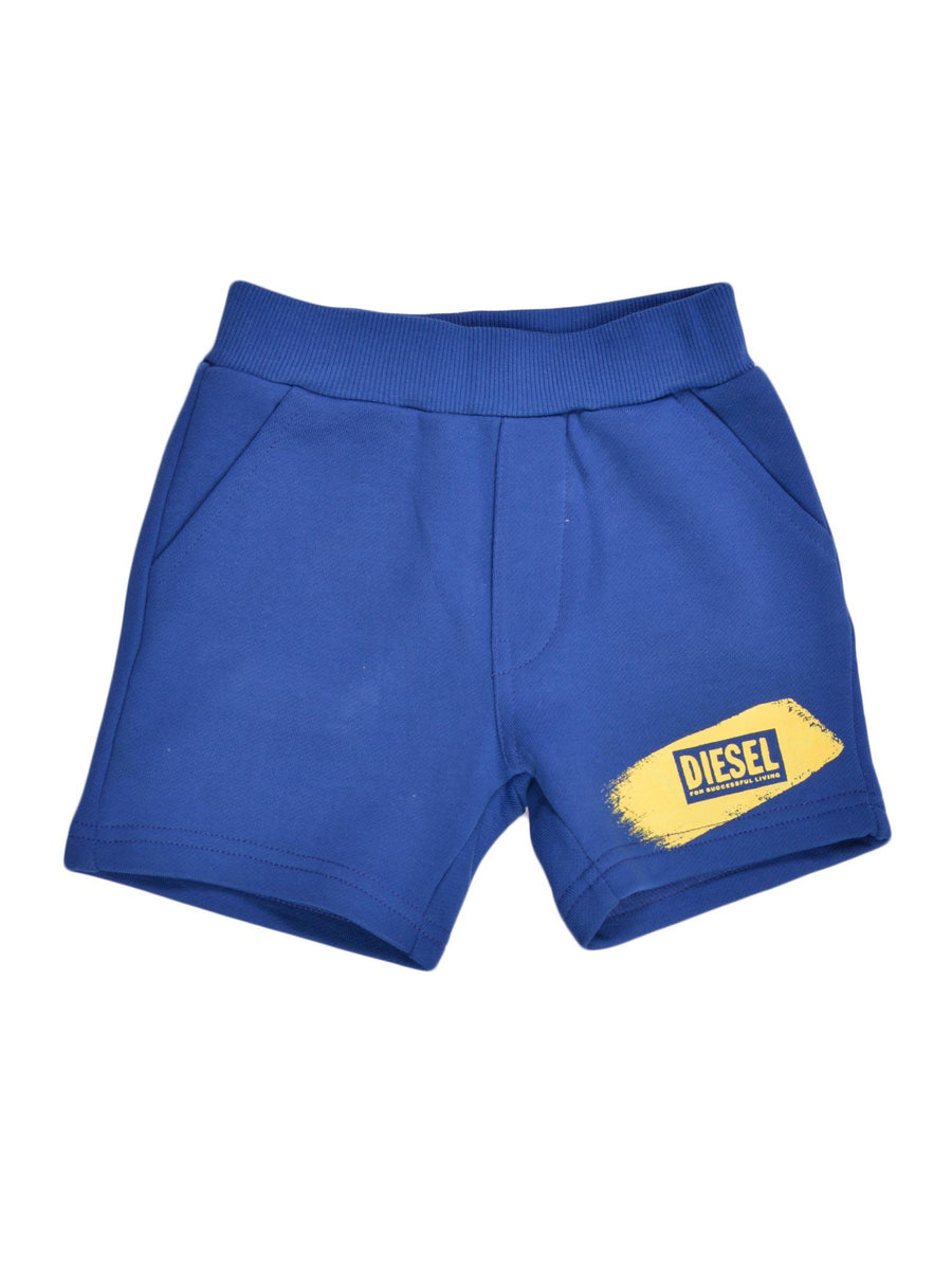 Shorts bluette con stampa K001760BAPS K80D Diesel 