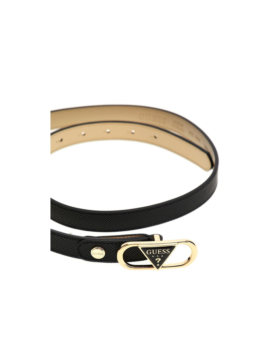 Cintura Guess nera con logo triangolare BW9270P5320 BLA Guess 
