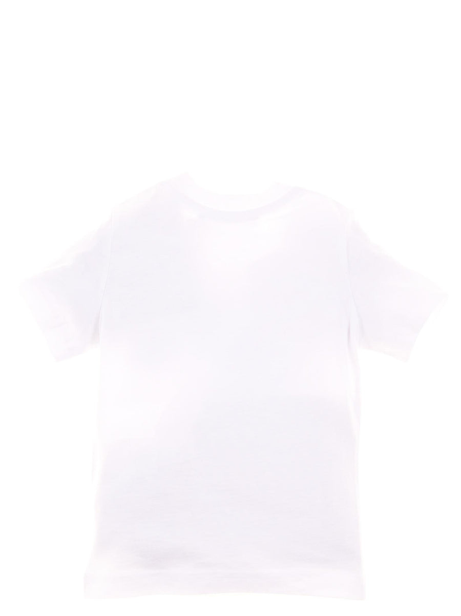 T-shirt bianca con stampa multicolor DQ0146D00MM DQ100 Dsquared 