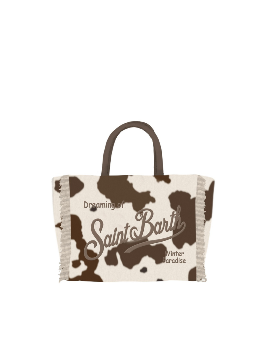 Borsa Vanity mini "cow 10 emb" Saint Barth muccata VAMI024 01434I MC2 SAINT BARTH 