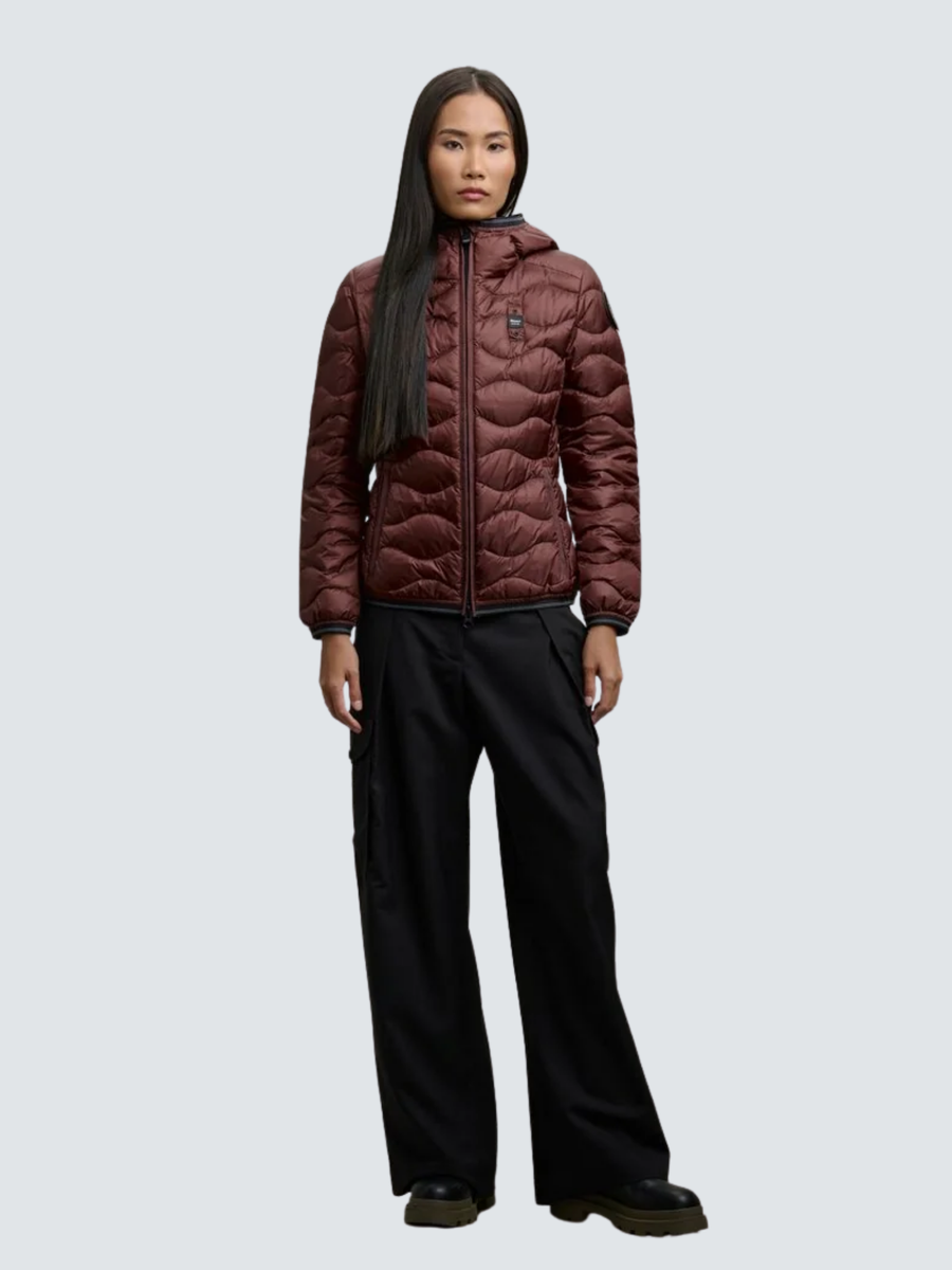 Giubbino ad onde "Camelia" Blauer rosso BLDC03095 50ALT Blauer 