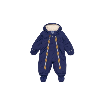 Tuta impermeabile "E. Le Vrai 4.0 Snotty Orsetto" K-Way blu K8134PW 867 K-WAY 