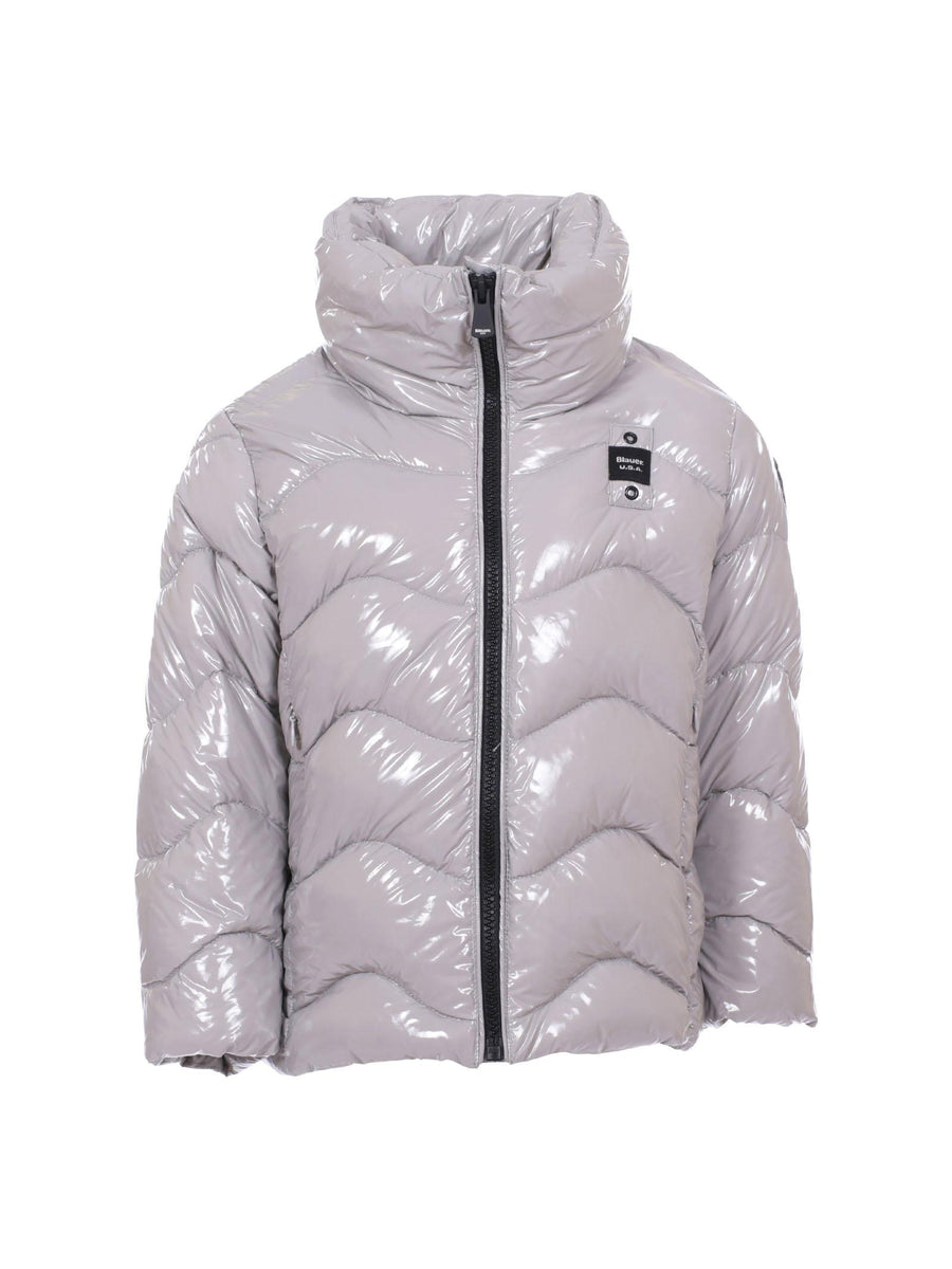 Piumino bambina ad onde Blauer Hecla grigio BLGC02510 915 Blauer 