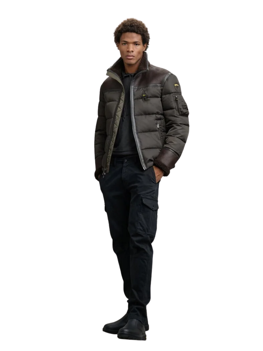 Giubbino "Organ" Blauer nero oliva BLUC02028 969 Blauer 