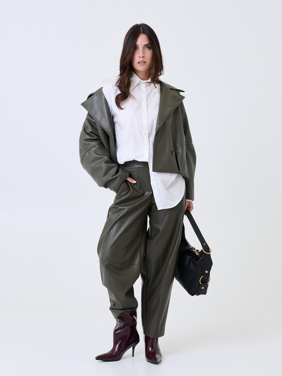 Camicia Souvenir bianca con dettaglio gioiello sul colletto D38N0197 BIANCO Souvenir 