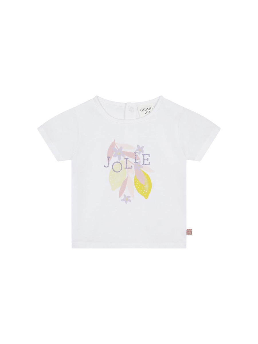 T-shirt Jolie bianca Y05247 BIANCO Carrement Beau 