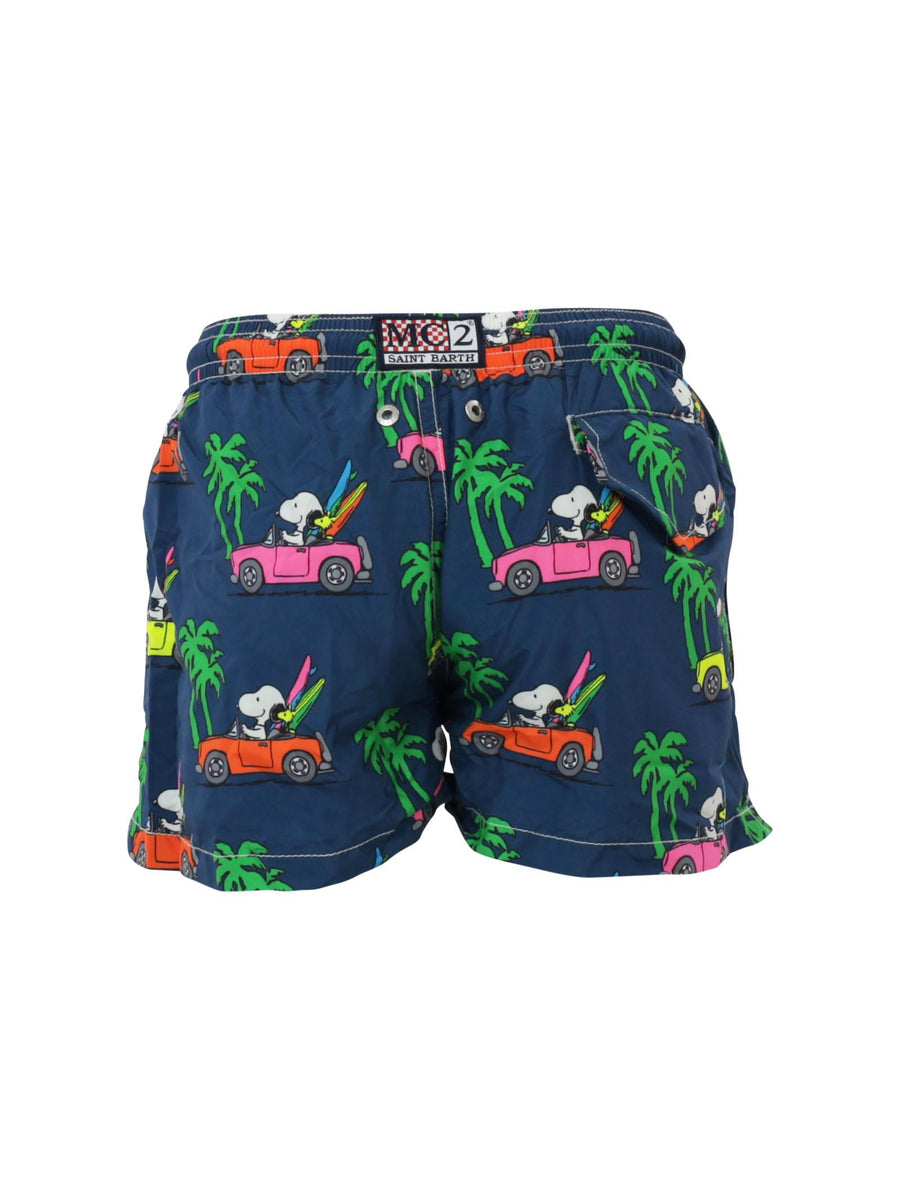 Costume shorts blu Snoopy car JEA0004 00162D MC2 SAINT BARTH 