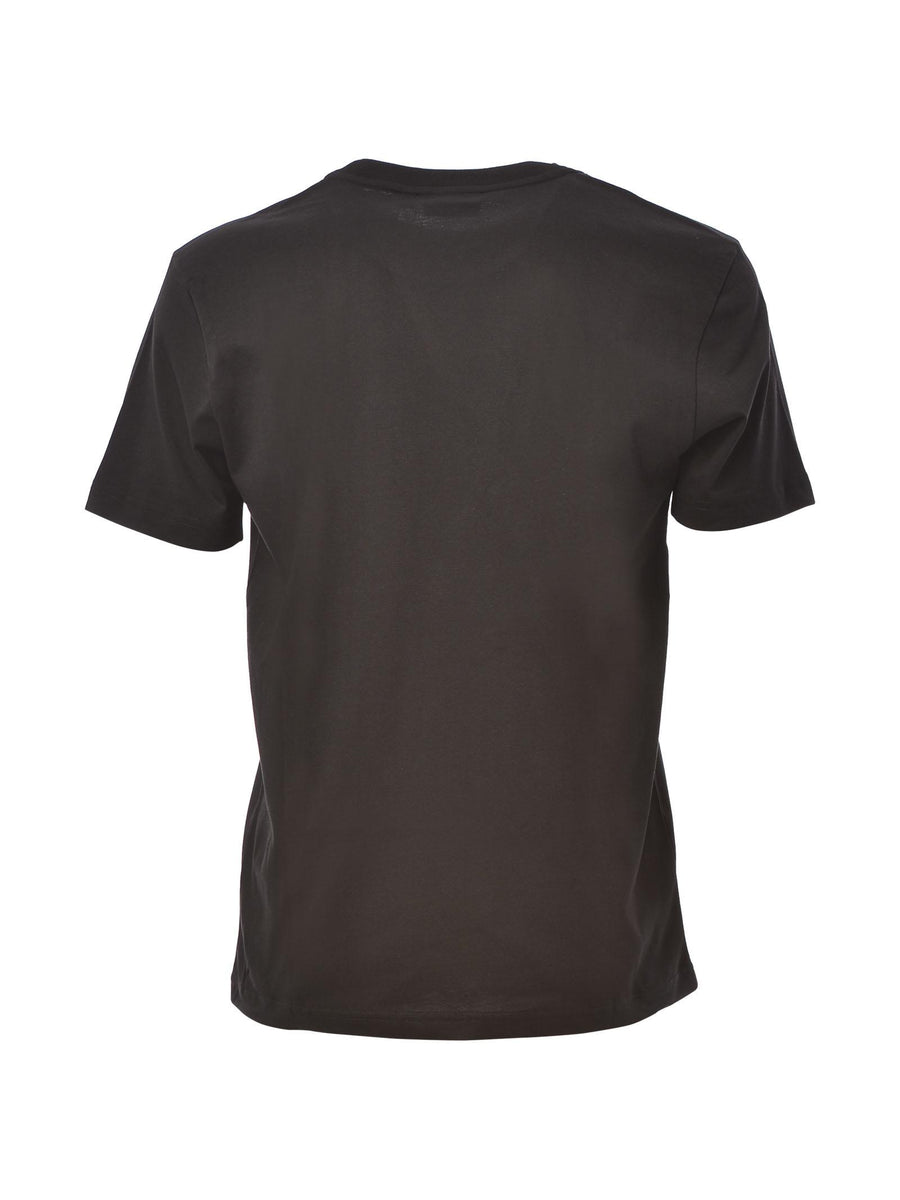 T-shirt nera con scritta in rilievo K10K109802 BEH Calvin Klein 