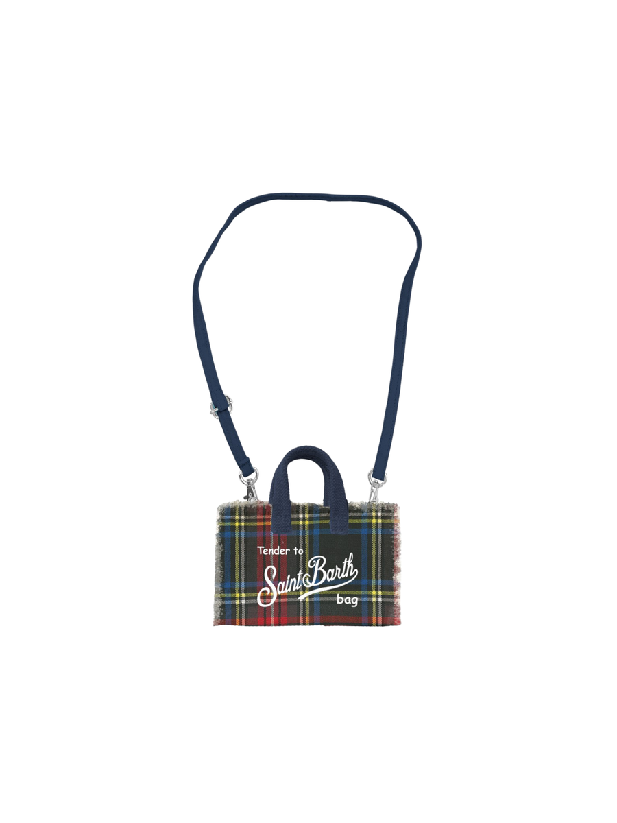 Borsa porta telefono tartan 61 Saint Barth PHONE001 01381G MC2 SAINT BARTH 