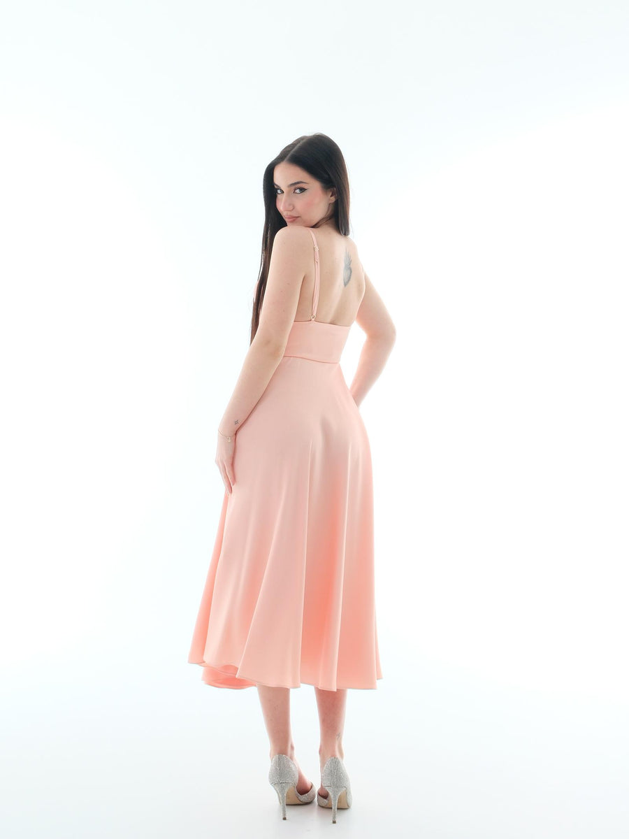Abito "Vyvian" Silence Limited rosa satinato ABF10 PEACHROSE Silence Limited 