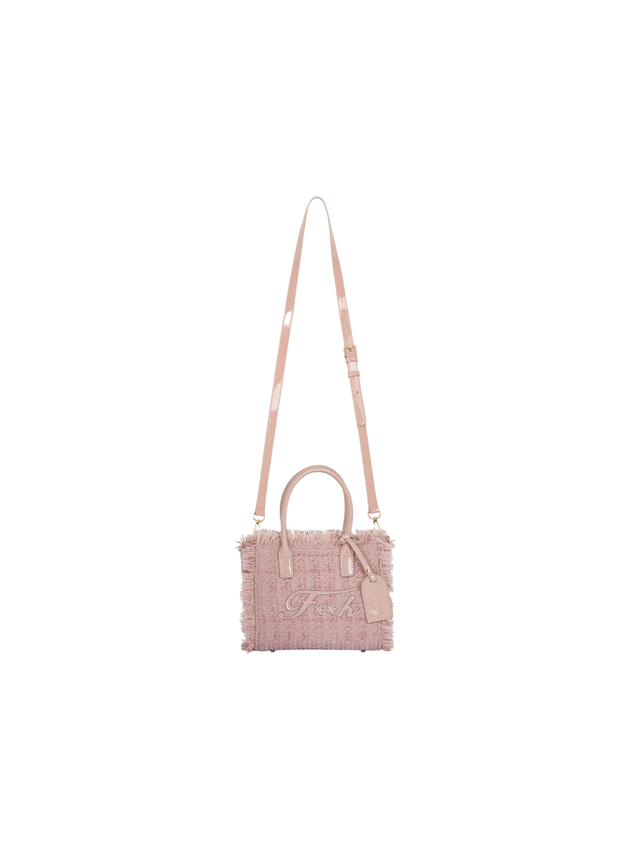 Borsa mini in tweed Fk rosa FA25-WW0075LP UNI Fk 