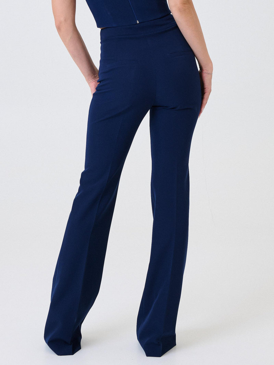 Pantalone "flare" Silence Limited blu navy NP2003GOLD NAVY Silence Limited 