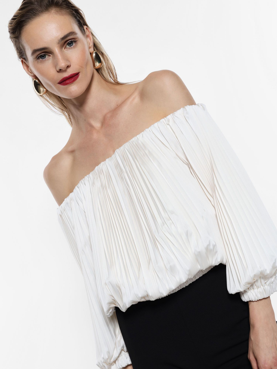 Top Imperial scollo a barca champagne CMI0IDGP CHAMPAGNE Imperial 