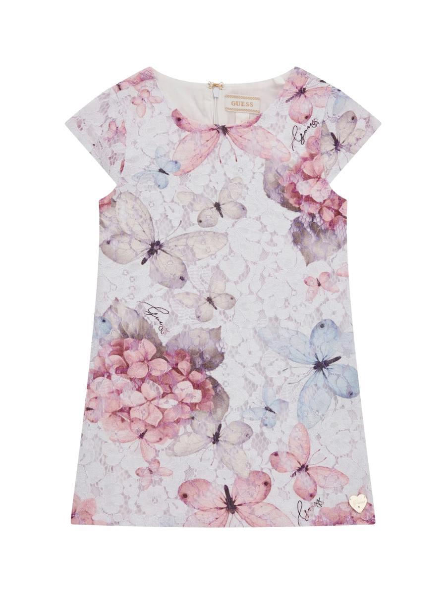 Abito Guess bianco con stampa floreale K5RK17WF6J0 P739 Guess 