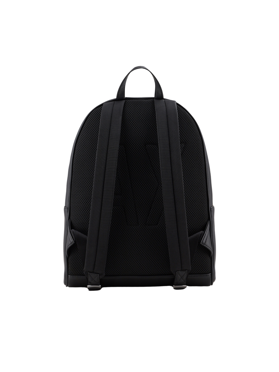 Zaino Armani Exchange nero con logo frontale tono su tono 952387CC830 00020 Armani Exchange 