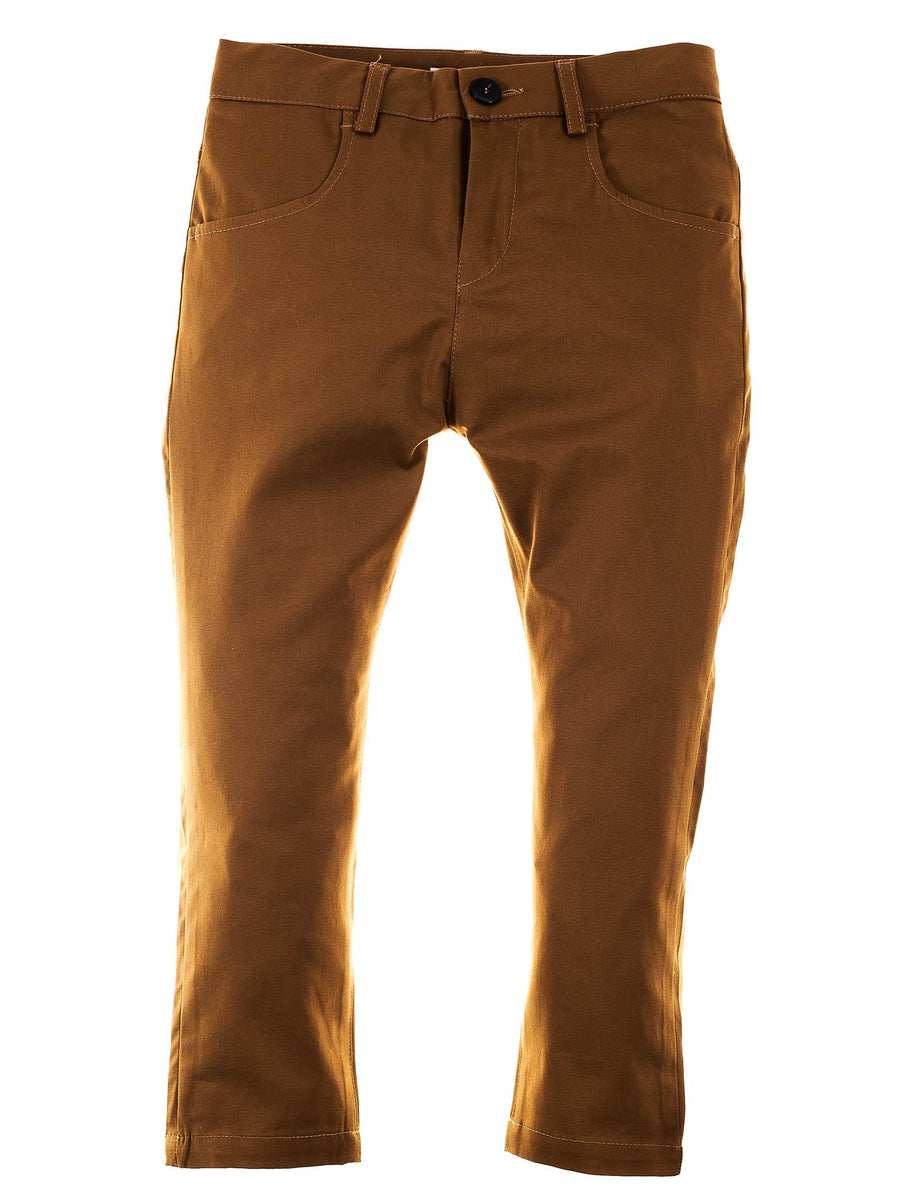 Pantalone slim cammello P2726 BEI Paolo Pecora 