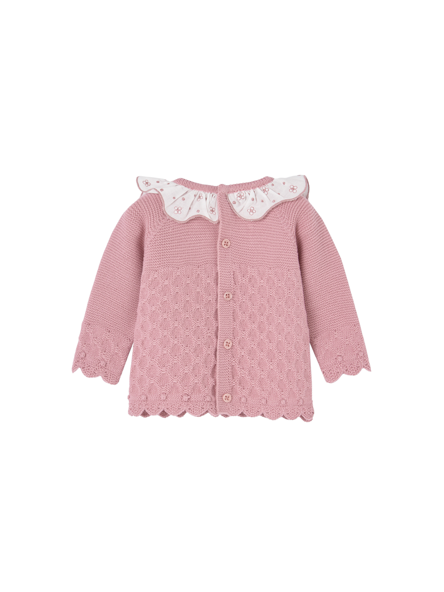 Maglia "dama" Paz Rodriguez in lana rosa 003-111963 42H56 Paz Rodriguez 