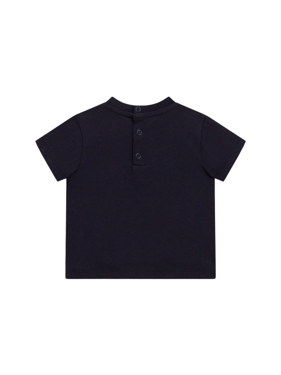 T-Shirt Guess nera con stampa tropicale I5GI00K8HM4 G7V2 Guess 