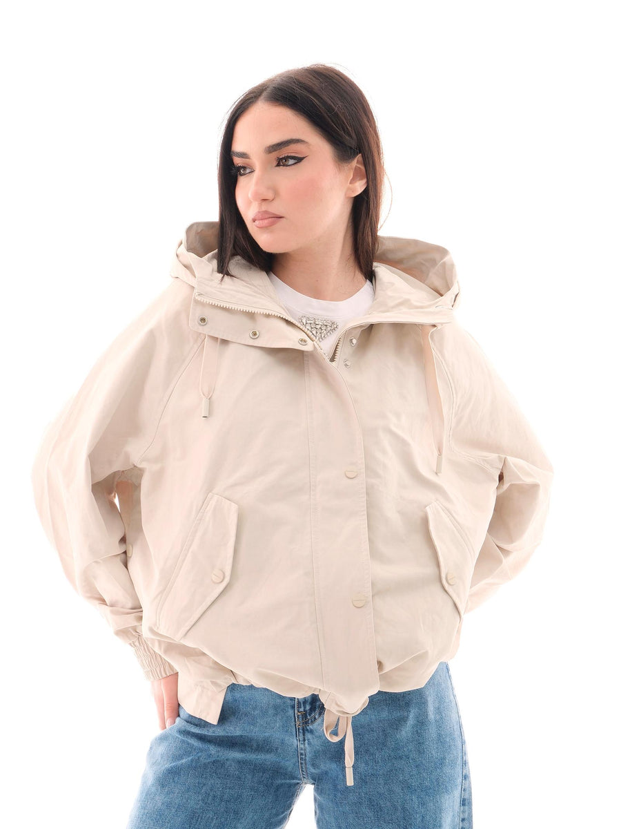 Parka corto Rino e Pelle "Bayli" ecrù BAYLI BIRCH Rino & Pelle 