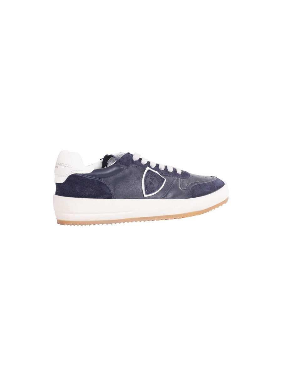 Sneakers da uomo Philippe Model Prsx blu e bianche VNLU WX02 Philippe Model 