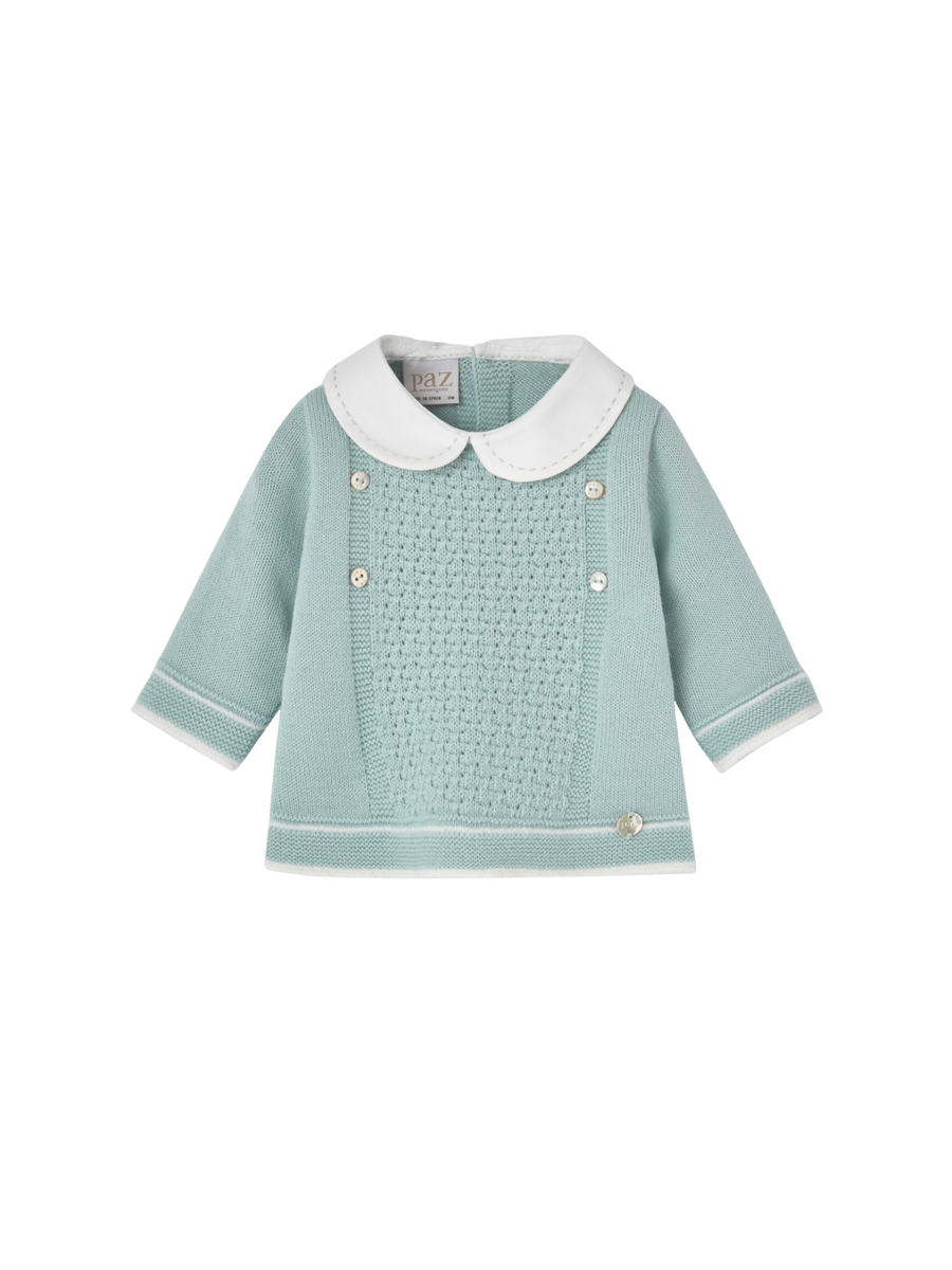 Maglia "ruisenor" Paz Rodriguez verde in lana 103-112130 03100H56 Paz Rodriguez 