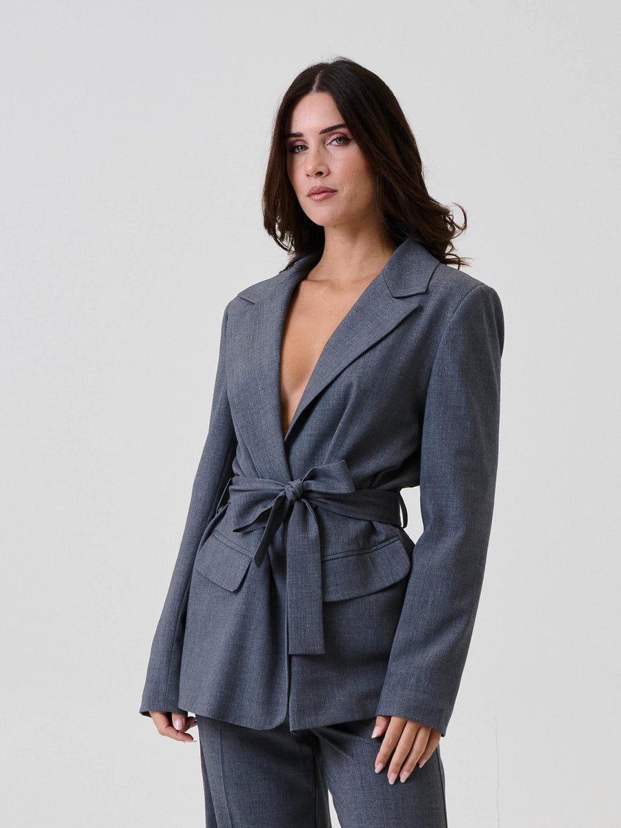 Giacca con fusciacca Armoire grigia 25546 GRIGIO Armoire 