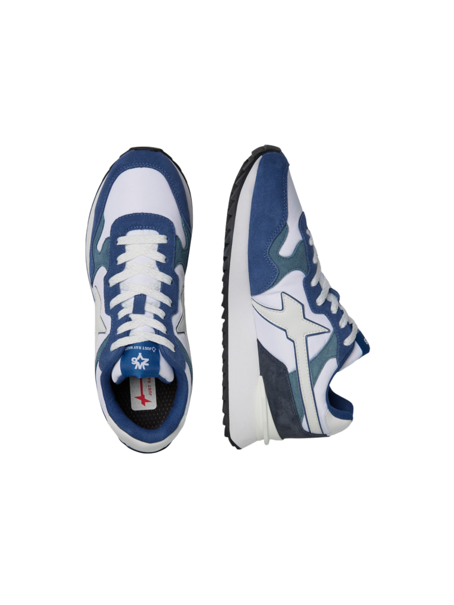 Sneakers "yak-m" W6YZ bianche e blu 3C16 UNI W6YZ 