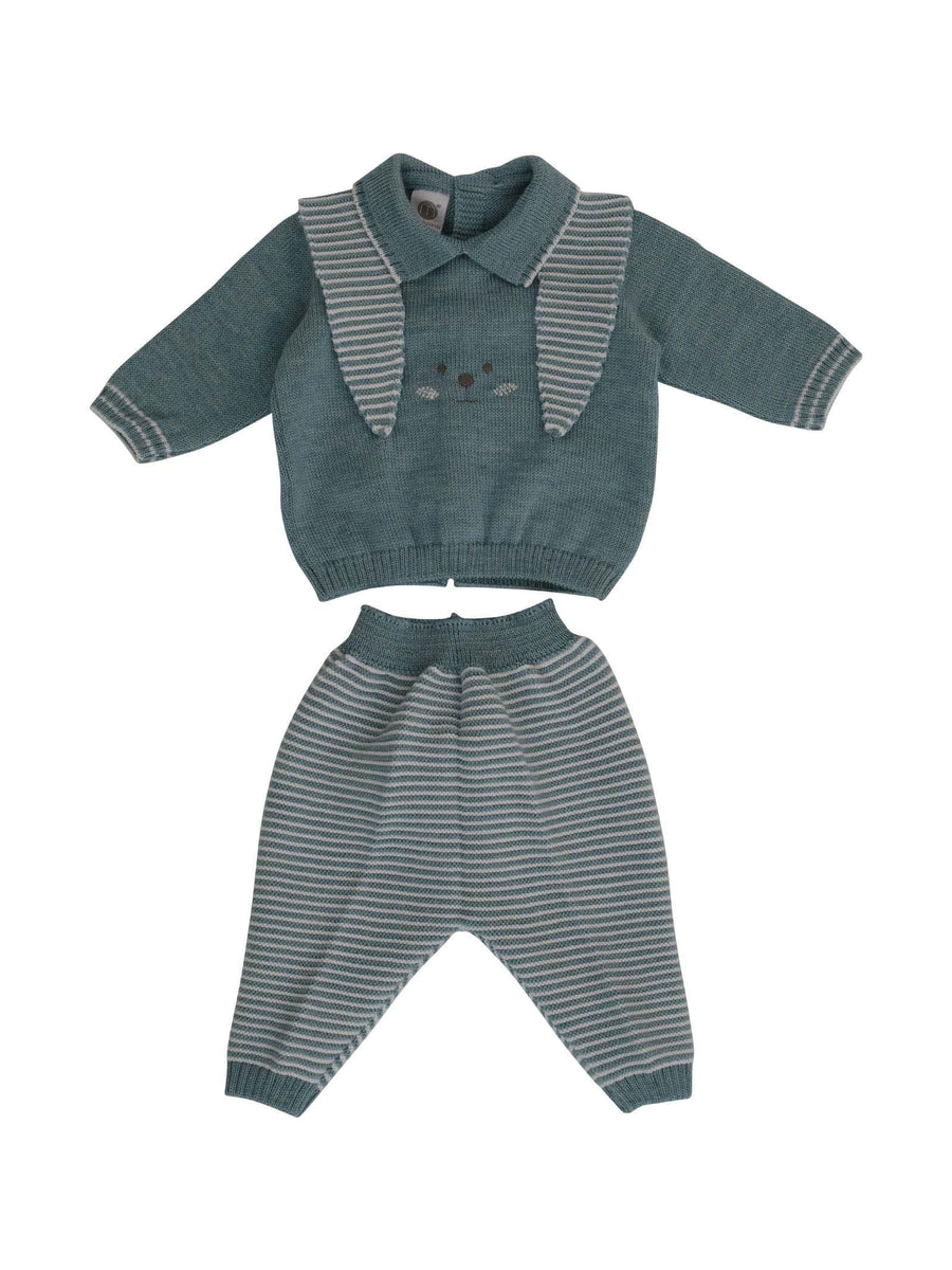 Completo due pezzi eucalipto e panna IF5550 6802 Marlù 