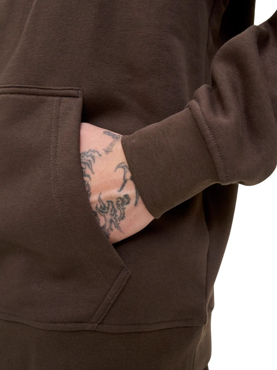 Felpa con cappuccio Jack & Jones marrone 12278789 Delicioso Jack & Jones 