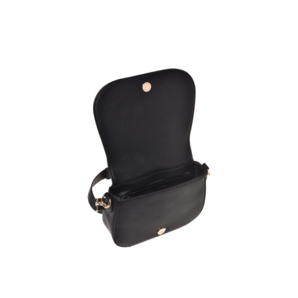 Borsa a tracolla Love Moschino nera con maxi logo intrecciato JC4007PP1NLG 0000 Love Moschino 