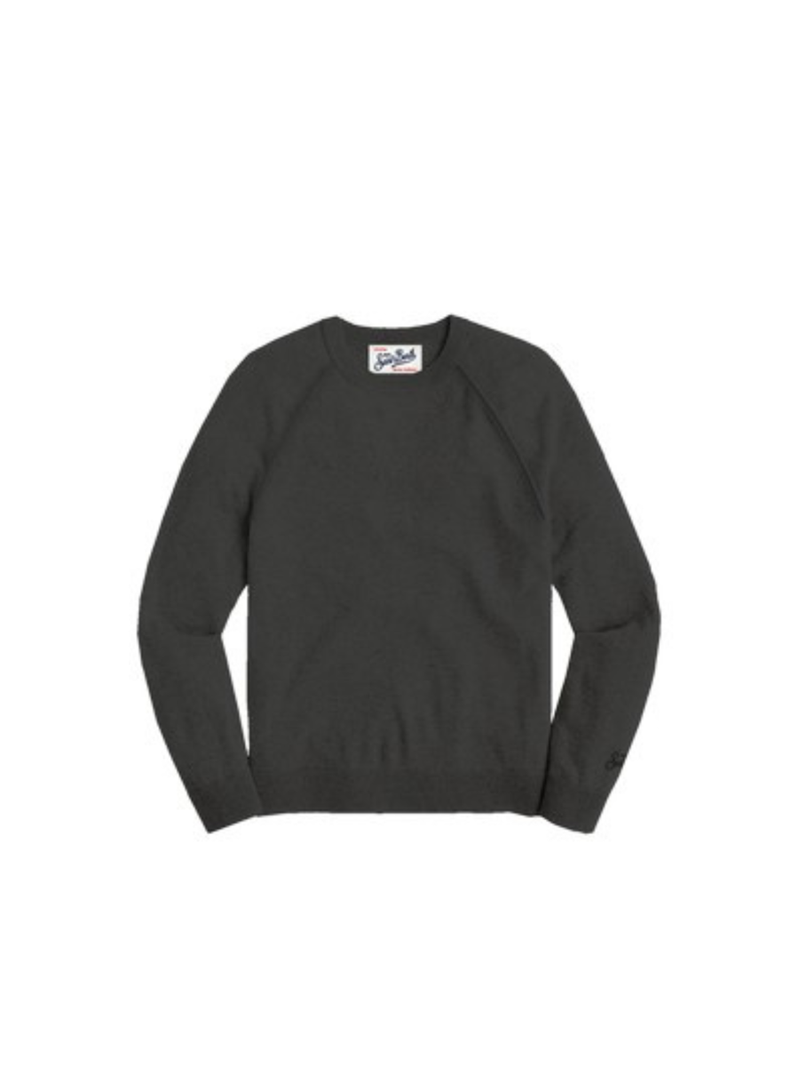 Maglione "00" Saint Barth grigio scuro BRIC002 00037I MC2 SAINT BARTH 