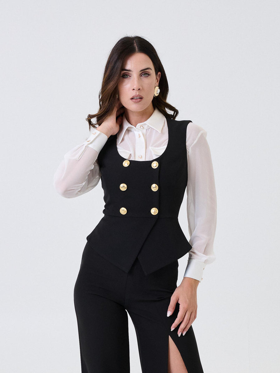 Gilet "penta" Silence Limited nero SD8002GOLD BLACK Silence Limited 