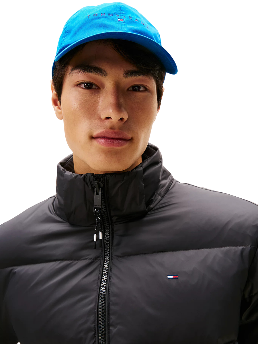 Piumino idrorepellente Tommy Hilfiger nero con cappuccio DM0DM19786 BDS Tommy Hilfiger 