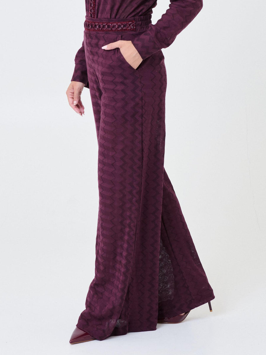 Pantalone a palazzo Pho Firenze rosso malaga 5424026 MALAGA PHO FIRENZE 