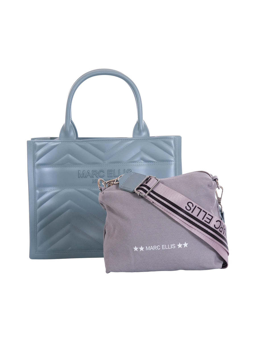 Borsa "buby wave" Marc Ellis azzurra con pochette interna BUBYWAVEM GREY/SIL Marc Ellis 