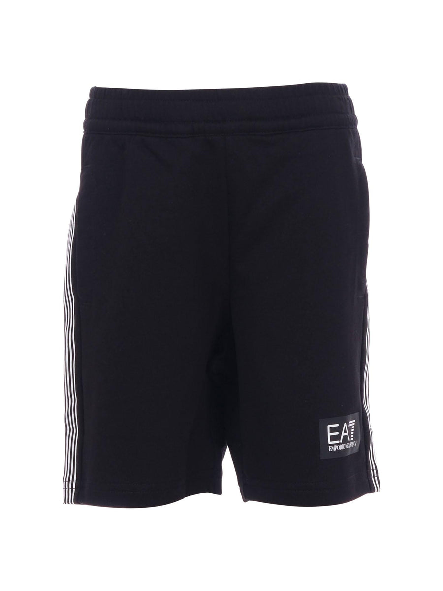 Bermuda Armani EA7 nero con bande laterali 7B000051 UC001 Armani EA7 