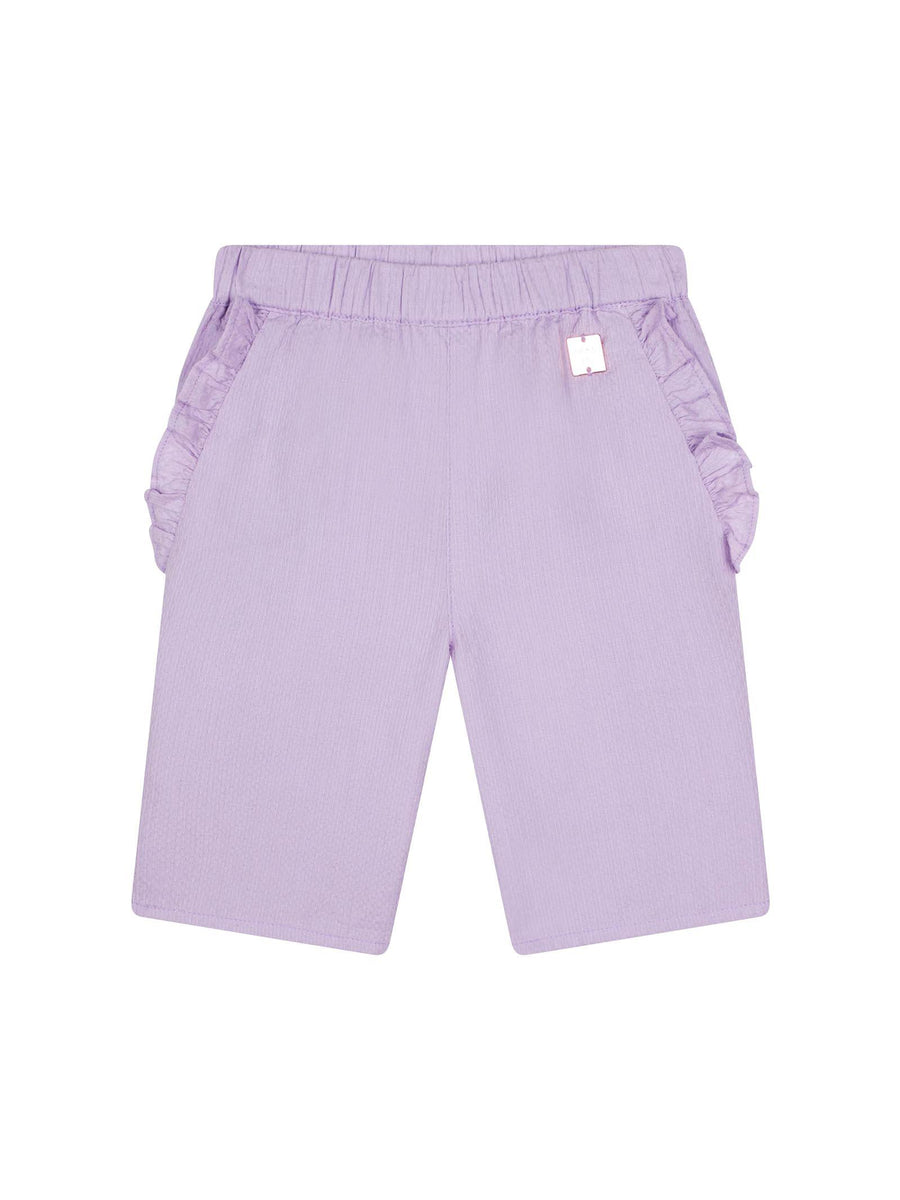 Pantalone in piquet lilla Y04133 MALVA Carrement Beau 