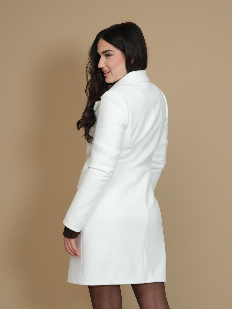 Cappotto corto monopetto Armoire Antonella bianco ANTONELLA BIANCO Armoire 