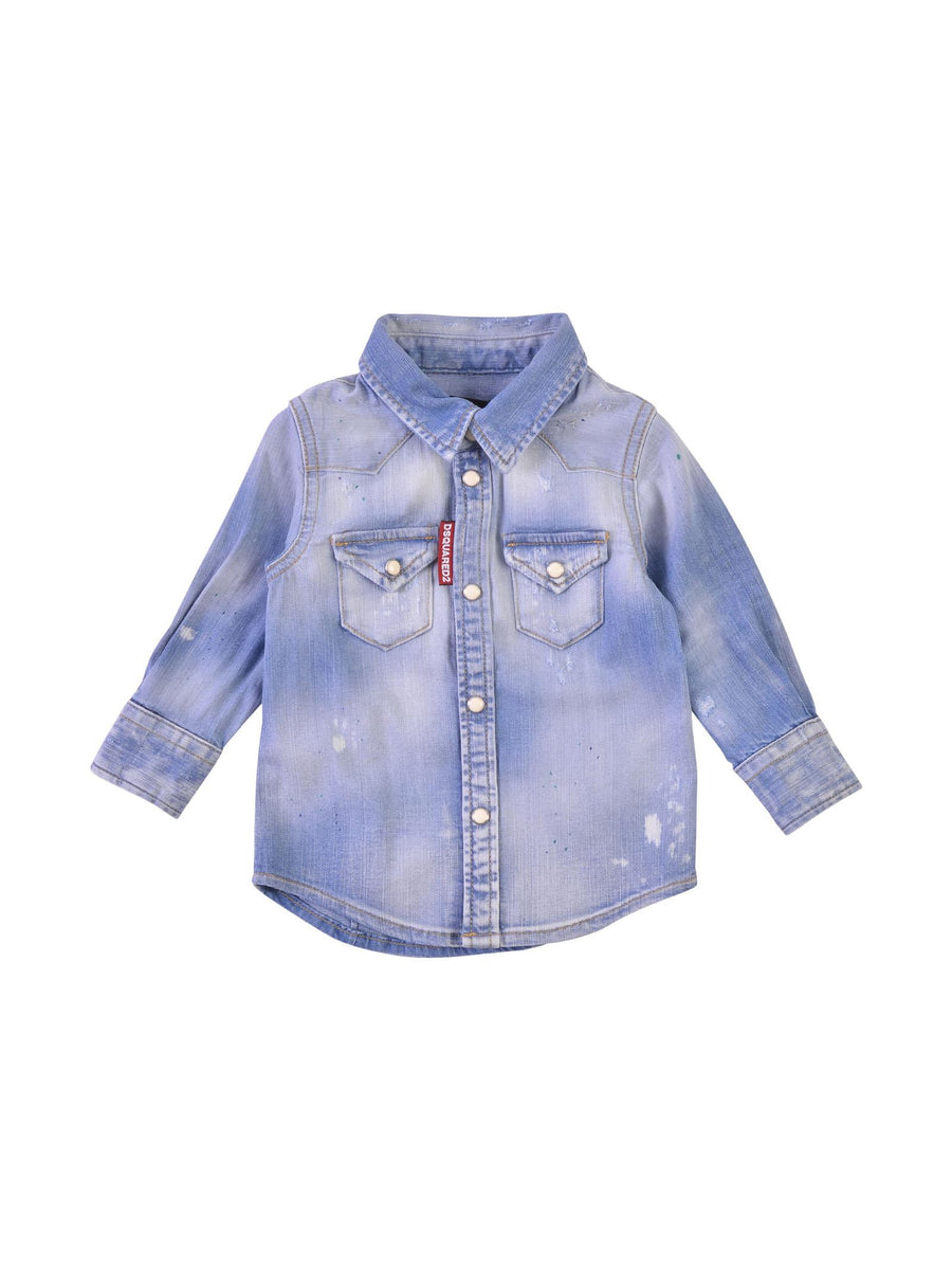 Camicia denim slim fit DQ033GD009X DQ01 Dsquared 