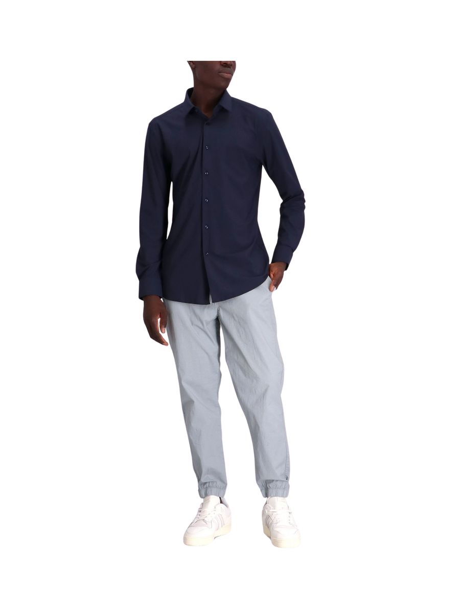 Camicia blu navy con colletto a punta 50503554 404 Boss 