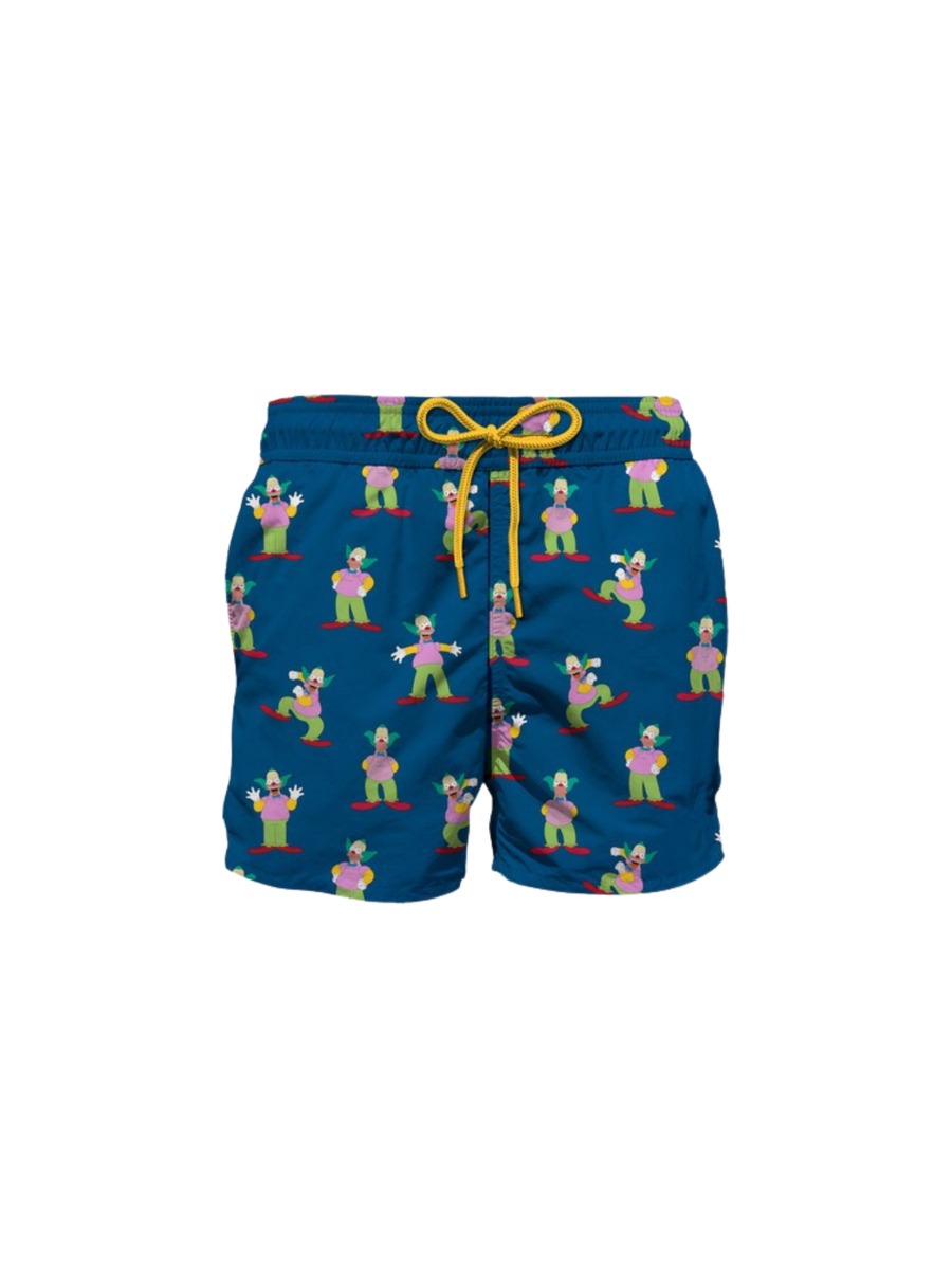 Costume MC2 Saint Barth "Jean lighting" blu stampa Krusty il Clown JEA0004 04560H MC2 SAINT BARTH 