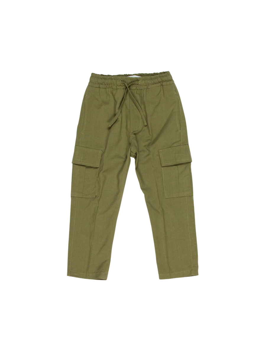 Pantaloni Manuel Ritz verde militare con tasche cargo laterali MR3043 MIL Manuel Ritz 