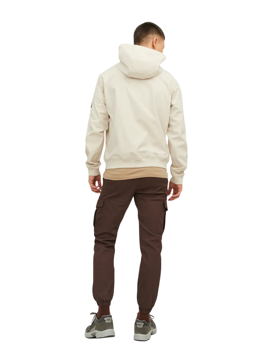 Giubbino Jack & Jones panna con zip 12236300 Moonbeam Jack & Jones 